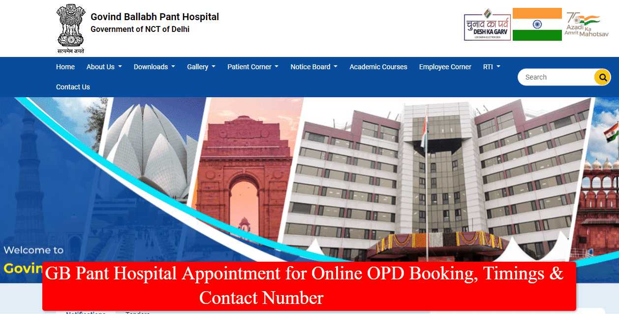 GB Pant Hospital Appointment for Online OPD Booking, Timings & Contact Number